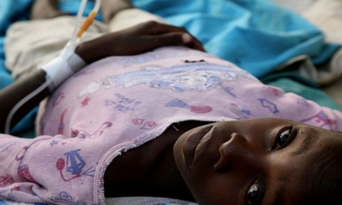 Haití: Río del cólera a punto de desbordarse