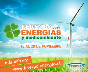 Entre el 18 y 20 de noviembre se realizará la Ferexpo Energías y Medioambiente 2011