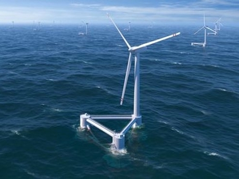 Windfloat: La primera turbina eólica flotante