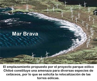Organizaciones piden reubicar parque eólico en Chiloé