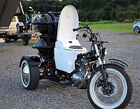 La motocicleta que funciona con excremento humano (VIDEO)
