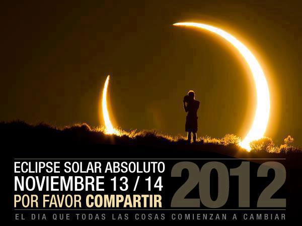 Se viene un eclipse total…