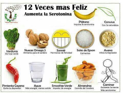 Alimentos para estar feliz