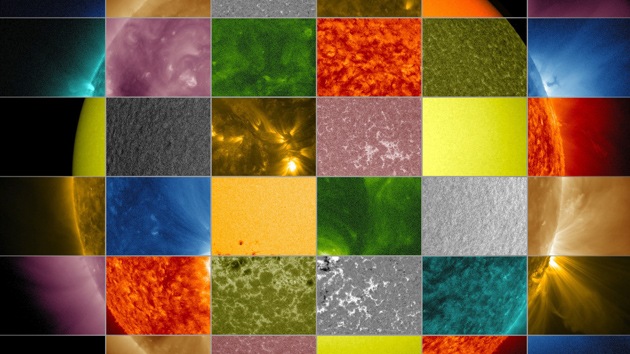 NASA muestra los colores del Sol